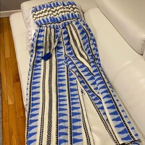 Blue cotton jumpsuit. SizeL. New